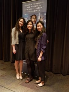 L to R:  Parmis Mohaghegh, Esther Lin, Tiffany Quon